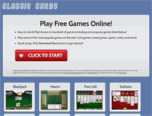 Tablet Screenshot of classiccards.net